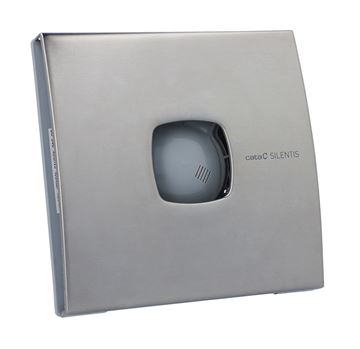 CATA SILENTIS 12 T INOX axiální ventilátor 120 mm, nástěnný/stropní, s časovačem a zpětnou klapkou, nerez