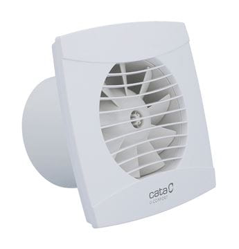 CATA UC 10 T axiální ventilátor 100 mm, nástěnný/stropní, s časovačem a zpětnou klapkou 01200100 Obrázek - fotka