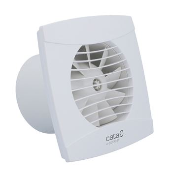 CATA UC 12 T axiální ventilátor 120 mm, nástěnný/stropní, s časovačem a zpětnou klapkou 01300100 Obrázek - fotka