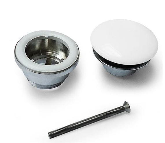 ARTCERAM umyvadlová výpust, neuzavíratelná/click-clack, Saniglaze, matná bílá  ACA038 05,34 Obrázek - fotka