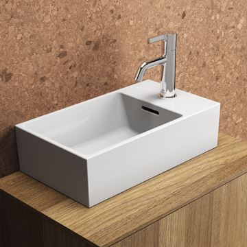 IDEAL STANDARD EXTRA umývátko 45 cm, s otvorem pro baterii a přepadem T373401 Obrázek - fotka