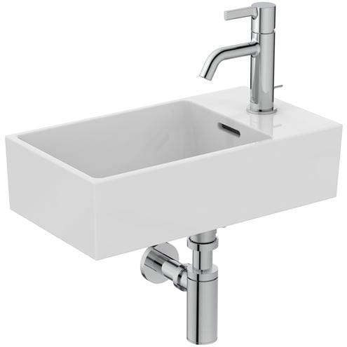 IDEAL STANDARD EXTRA umývátko 45 cm, s otvorem pro baterii a přepadem T373401 Obrázek - fotka