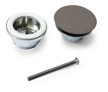 ARTCERAM umyvadlová výpust, neuzavíratelná/click-clack, Saniglaze, gravel ACA038 60,34 Obrázek - fotka