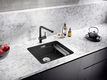 BLANCO ETAGON 500 F granitový dřez 527x427 mm, černá 526349 Obrázek - fotka