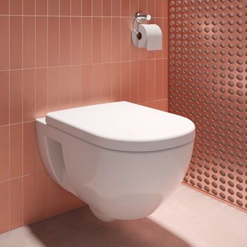 DURAVIT D-CODE závěsné WC, Rimless splachování 25140900002 Obrázek - fotka