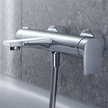 DURAVIT TULUM vanová nástěnná baterie, s přepínačem, chrom  TU5230000010 Obrázek - fotka