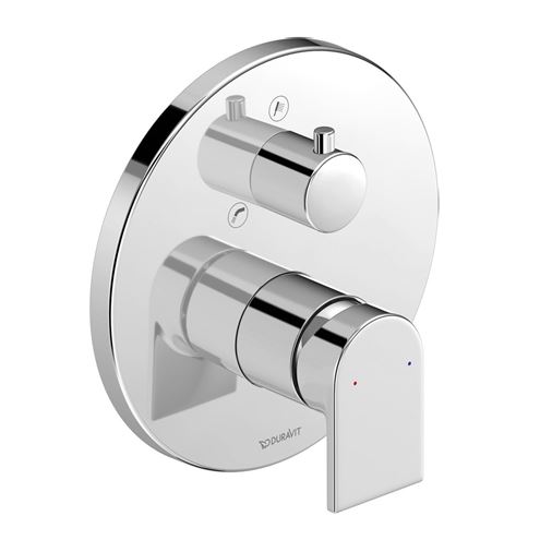 DURAVIT TULUM vanová podomítková baterie, s přepínačem, chrom TU5210012010 Obrázek - Hlavní obrázek