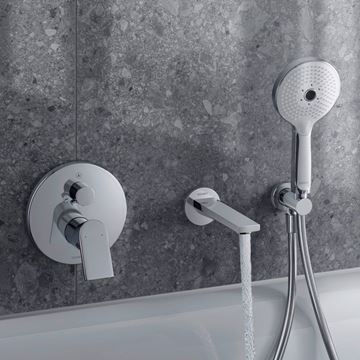 DURAVIT TULUM vanová podomítková baterie, s přepínačem, chrom TU5210012010 Obrázek - fotka