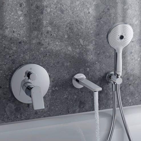 DURAVIT TULUM vanová podomítková baterie, s přepínačem, chrom TU5210012010 Obrázek - fotka