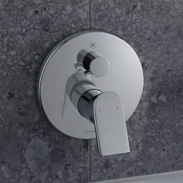 DURAVIT TULUM vanová podomítková baterie, s přepínačem, chrom TU5210012010 Obrázek - fotka