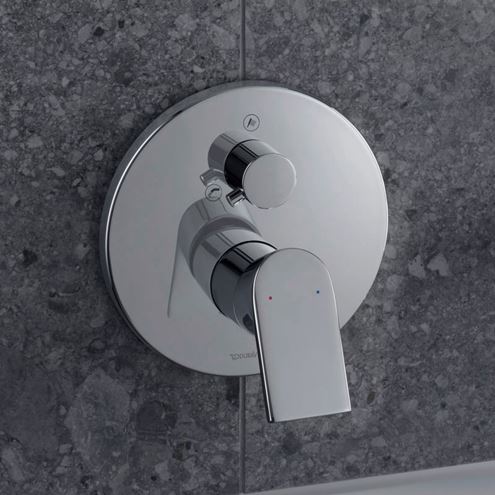 DURAVIT TULUM vanová podomítková baterie, s přepínačem, chrom TU5210012010 Obrázek - fotka
