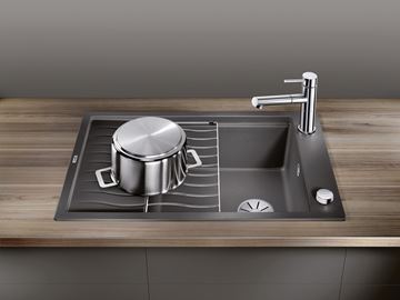 BLANCO ELON XL 6 S granitový dřez 780x500 mm, otočný, s odkapávací mřížkou, odkapávač, šedá skála 524845 Obrázek - fotka