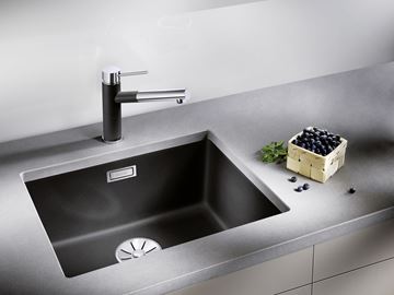 BLANCO SUBLINE 500 U granitový dřez 530x460 mm, černá 525995 Obrázek - fotka
