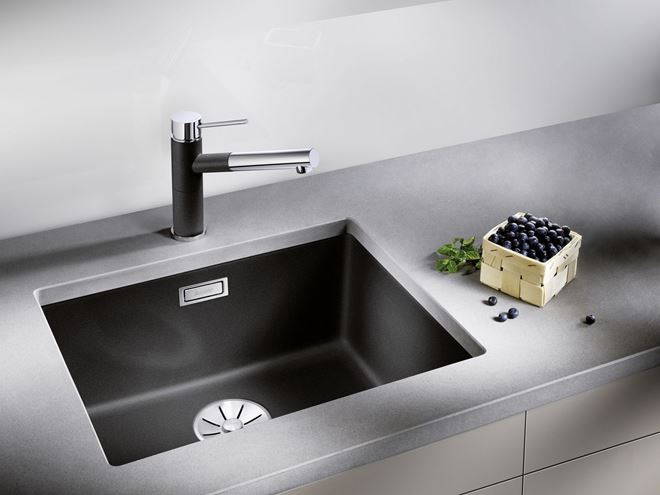 BLANCO SUBLINE 500 U granitový dřez 530x460 mm, černá 525995 Obrázek - fotka