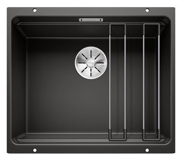 BLANCO ETAGON 500 U granitový dřez 530x460 mm, černá
