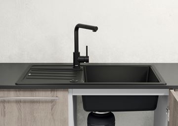 BLANCO MILA-S dřezová baterie, s vytahovací koncovkou, matná černá 526660 Obrázek - fotka