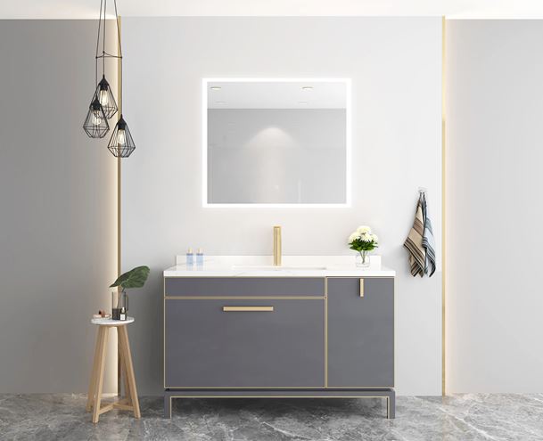EASY PLUS zrcadlo 80x70 cm, s osvětlením, s regulací stmívání a teploty světla, se senzorem EA102.80 Obrázek - fotka