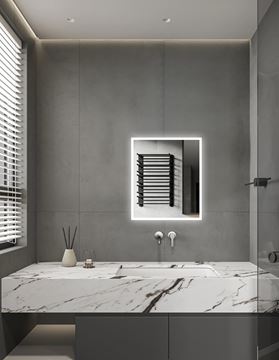 EASY PLUS zrcadlo 60x70 cm, s osvětlením, s regulací stmívání a teploty světla, se senzorem EA102.60 Obrázek - fotka