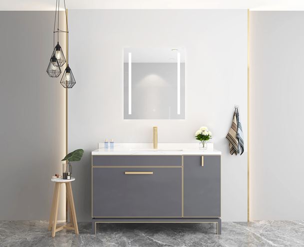 EASY PLUS zrcadlo 60x70 cm, s osvětlením, s regulací stmívání a teploty světla, se senzorem EA101.60 Obrázek - fotka