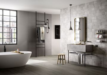 MARAZZI MATERIKA obklad 40x120 cm, mat reliéf 3D, grigio MMN7 Obrázek - fotka