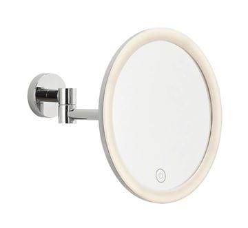TESA VISIOON kosmetické zrcátko 180 mm, zvětšovací, s osvětlením, chrom