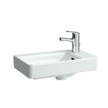 LAUFEN PRO S umývátko 48 cm, s otvorem pro baterii vpravo a přepadem, LCC