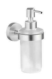 TESA MOON dávkovač tekutého mýdla 200 ml, nástěnný, sklo, nerez ocel