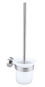 TESA MOON WC štětka, nástěnná, sklo, nerez ocel