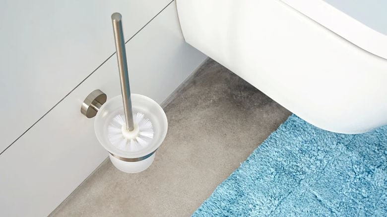 TESA MOON WC štětka, nástěnná, sklo, nerez ocel 40302-00000-00 Obrázek - fotka