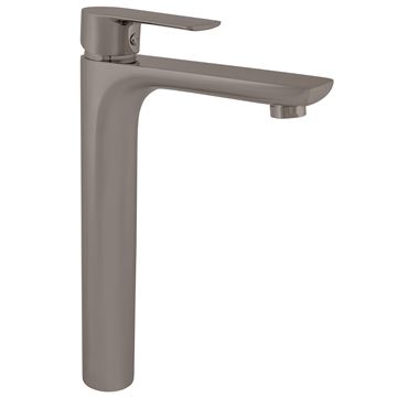 RAV SLEZÁK VERONA umyvadlová stojánková baterie, kartáčovaný metal grey