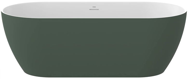 CONCEPT FREE volně stojící vana 169,5x77 cm, akrylát, snowwhite/grey green  CD11250000 Obrázek - Hlavní obrázek