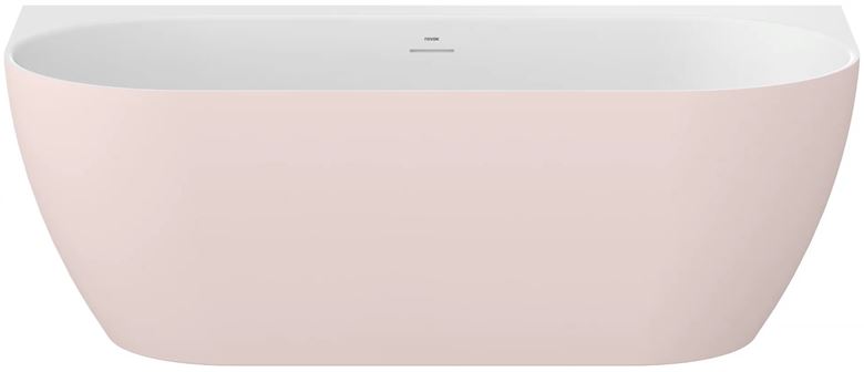 CONCEPT FREE WALL vana 170x87 cm, s nožičkami, akrylát, snowwhite/alabaster pink CE31650000 Obrázek - Hlavní obrázek