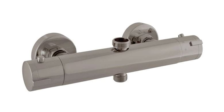 RAV SLEZÁK VERONA sprchový set s termostatickou baterií, horní sprcha, ruční sprcha s 5 proudy, tyč, hadice, kartáčovaný metal grey TRM82/7MGK Obrázek - fotka