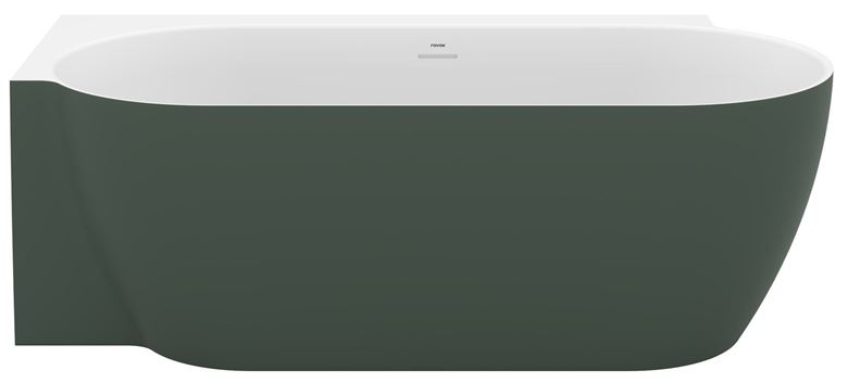 CONCEPT FREE CORNER L rohová vana 174,5x86 cm, s nožičkami, akrylát, snowwhite/grey green CC91250000 Obrázek - Hlavní obrázek