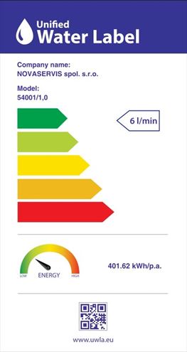 NOVASERVIS METALIA 54 umyvadlová stojánková baterie, Eco, chrom 54001/1,0 Obrázek - fotka
