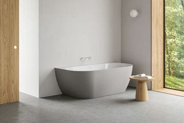 CONCEPT FREE WALL vana 170x87 cm, s nožičkami, akrylát, smoke grey CE31550000 Obrázek - fotka