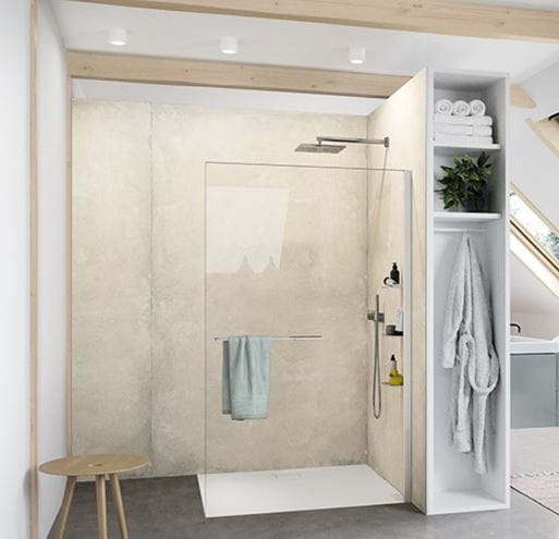 HÜPPE SELECT+ stěna walk-in 90x200 cm, matná stříbrná/čiré sklo SL0103.087.322 Obrázek - fotka