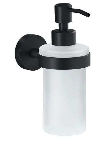 TESA MOON BLACK dávkovač tekutého mýdla 200 ml, sklo, černá 40565-00000-00 Obrázek - Hlavní obrázek