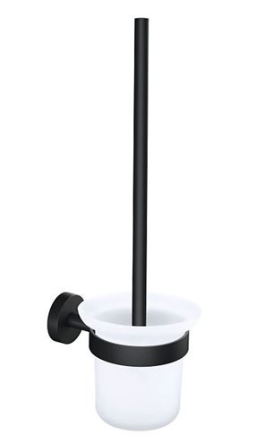 TESA MOON BLACK WC štětka, nástěnná, sklo, černá 40561-00000-00 Obrázek - Hlavní obrázek