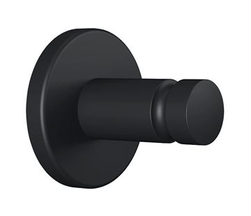 TESA MOON BLACK háček na ručník, černá