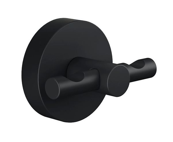 TESA MOON BLACK dvojháček na ručníky, černá 40564-00000-00 Obrázek - Hlavní obrázek