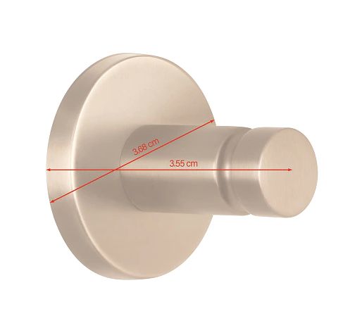 TESA MOON BRONZE háček na ručník, bronz 40603-00000-00 Technický nákres