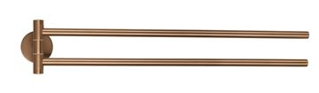 TESA MOON BRONZE držák ručníků 456 mm, dvojramenný, otočný, bronz