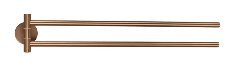 TESA MOON BRONZE držák ručníků 456 mm, dvojramenný, otočný, bronz 40602-00000-00 Obrázek - Hlavní obrázek
