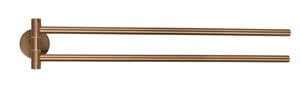 TESA MOON BRONZE držák ručníků 456 mm, dvojramenný, otočný, bronz