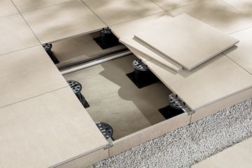 RAKO QUARZIT OUTDOOR dlažba 60x120x2 cm, mat reliéf, béžová DARV6735 Obrázek - fotka