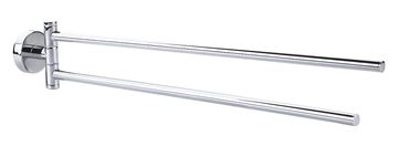 TESA SMOOZ držák ručníků 455 mm, dvojramenný, otočný, chrom