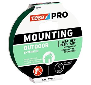 TESA PRO MOUNTING OUTDOOR lepicí páska 19mm, 5m, šedá