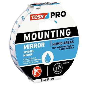 TESA PRO MOUNTING MIRROR lepicí páska 19mm, 5m, bílá