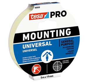TESA PRO MOUNTING UNIVERSAL lepicí páska 19mm, 5m, bílá